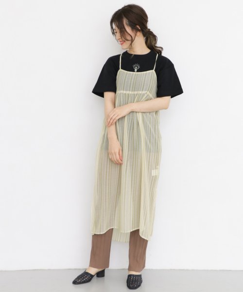 セール 73 Off Kbf シアーストライプキャミワンピース アーバンリサーチ アウトレット Urban Research Outlet Magaseek