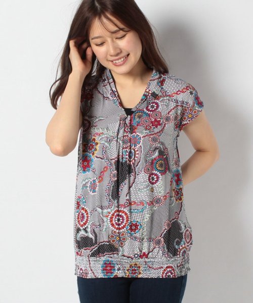 Desigual(デシグアル)/Tシャツ TS_IVANNA_REP/ホワイト系