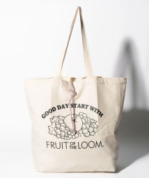 FRUIT OF THE LOOM(フルーツオブザルーム)/BRAIDED CORD TOTE BAG /ｵﾌﾎﾜｲﾄ