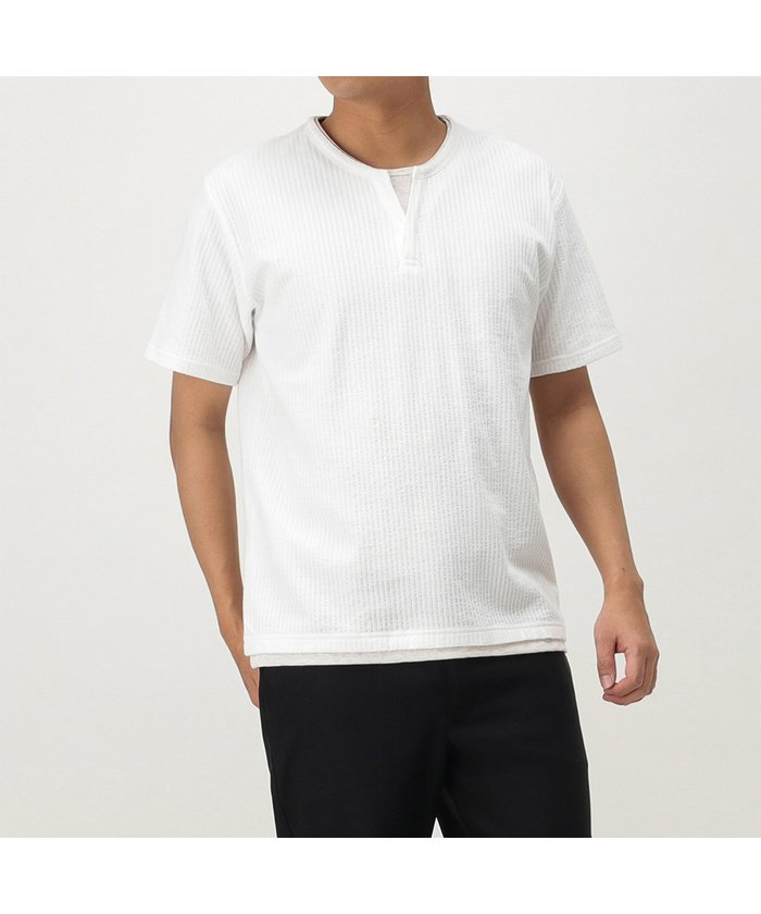 セール Mossimo モッシモ サッカーレイヤードtシャツ 0274 4732m