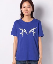 BENETTON (women)(ベネトン（レディース）)/サイドボタンPROVENCEモチーフTシャツ・カットソー/ブルー