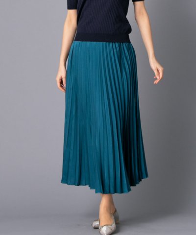 【my perfect wardrobe】カラープリーツスカート