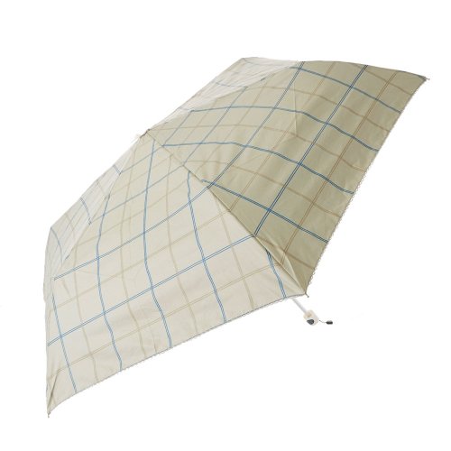 BACKYARD FAMILY(バックヤードファミリー)/晴雨兼用 シルバーコーティング 折り畳み傘/ベージュ系2