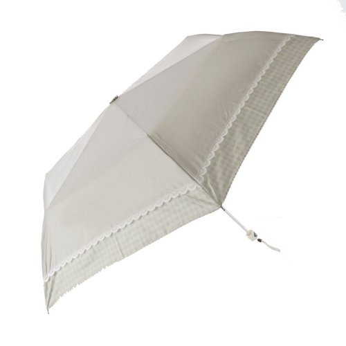 BACKYARD FAMILY(バックヤードファミリー)/晴雨兼用 シルバーコーティング 折り畳み傘/ベージュ系3