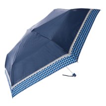 BACKYARD FAMILY(バックヤードファミリー)/晴雨兼用 シルバーコーティング 折り畳み傘/ネイビー系3