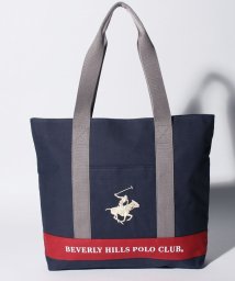 BEVERLY HILLS POLO CLUB(ビバリーヒルズポロクラブ)/【BEVERLY HILLS POLO CLUB】キャンバストートバッグ/ネイビー