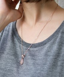 MAISON mou(メゾンムー)/【recomend selection/セレクト】maria oval top necklace/マリアオーバルトップネックレス/ピンク