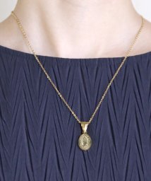 MAISON mou(メゾンムー)/【recomend selection】maria oval top necklace small/マリアオーバルトップネックレススモール/ゴールド