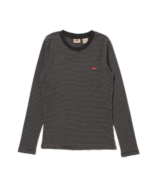 Levi's(リーバイス)/ロングスリーブ BABY Tシャツ AGNES STRIPE FORGED IRON/NEUTRALS