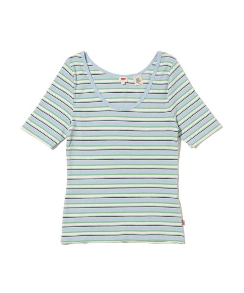 Levi's(リーバイス)/VENICE Tシャツ ARIADNE STRIPE ANGEL FALLS/MULTI-COLOR