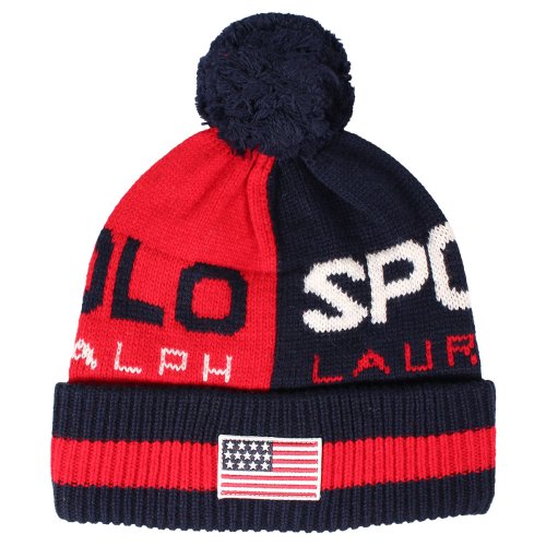 ポロ ラルフローレン Polo Ralph Lauren ニット帽 ニットキャップ ビーニー メンズ Knit Cap レッド グリーン イエロー Pc0373 ラルフローレン Ralphlauren Magaseek