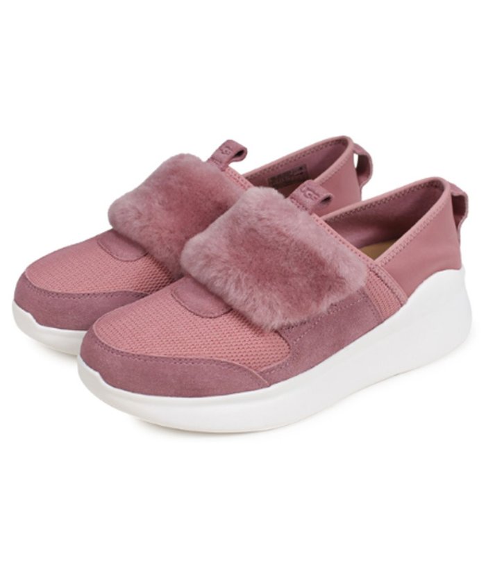 ＜マガシーク＞ スニークオンラインショップ UGG アグ スニーカー スリッポン ピコ トレーナー レディース WOMENS PICO TRAINER ブラック グレー ピンク 1101012 レディース ピンク US7.0-約24.0cm SNEAK ONLINE SHOP】