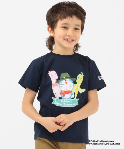 SHIPS KIDS(シップスキッズ)/SHIPS KIDS:【ドラえもん】TEE<新恐竜>(100～130cm)/ネイビー