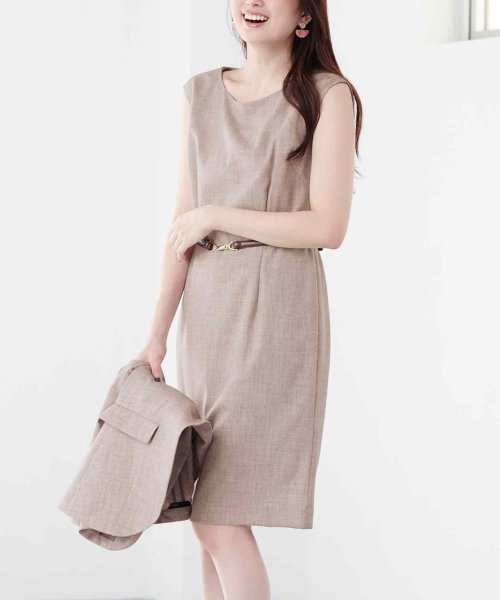 洗える ベルト付タイトワンピース ラナン Ranan Magaseek