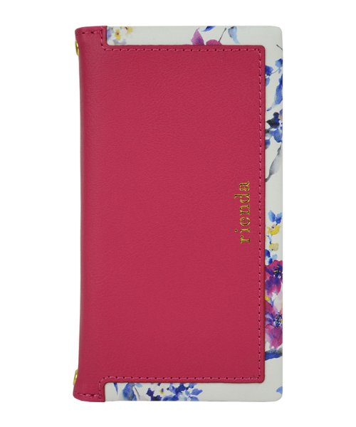 rienda(リエンダ)/iphoneケース iPhoneXS Max リエンダ rienda スクエア ブラー ピンク 手帳ケース iphonexsmax スマホケース/ピンク