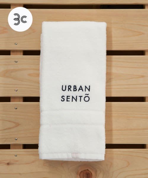 URBAN RESEARCH(アーバンリサーチ)/URBAN SENTO×IKEUCHI ORGANIC　オーガニック120フェイスタオル/ホワイト