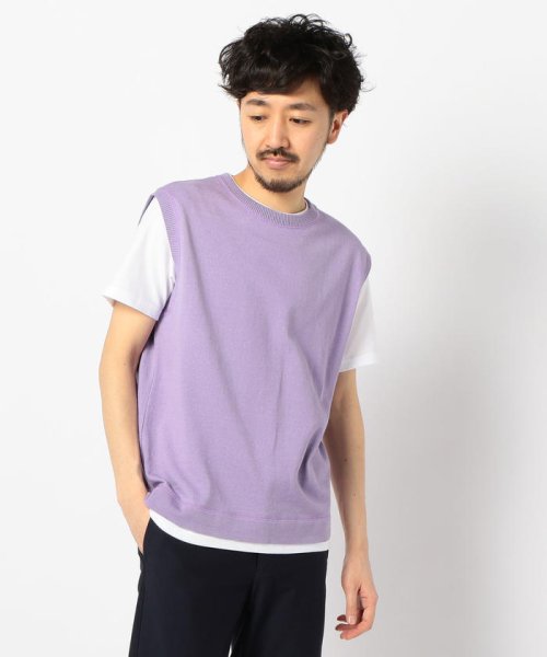 セール インナーtシャツ付き レイヤードニットベスト Gloster Gloster Magaseek セール インナーtシャツ付き レイヤードニットベスト Gloster Gloster Magaseek