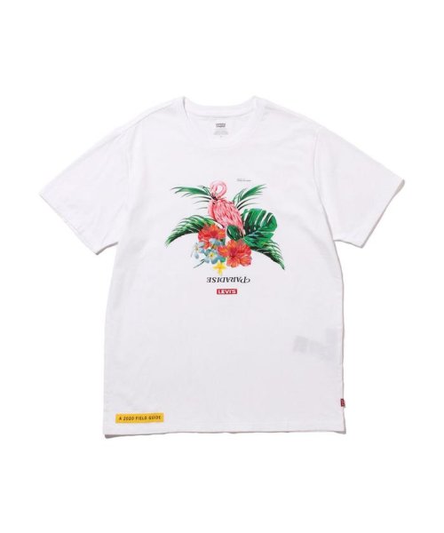 Levi's(リーバイス)/グラフィッククルーネックTシャツ BC FLAMINGO WHITE/NEUTRALS