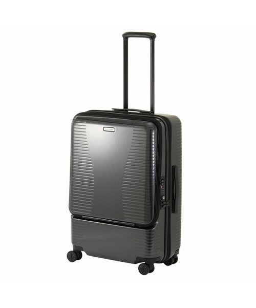 エース ワールドトラベラー スーツケース Mサイズ 64L/74L フロントオープン ストッパー付き 拡張機能付き 軽量 ACE  06702(503079113) ワールドトラベラー(World Traveler) MAGASEEK