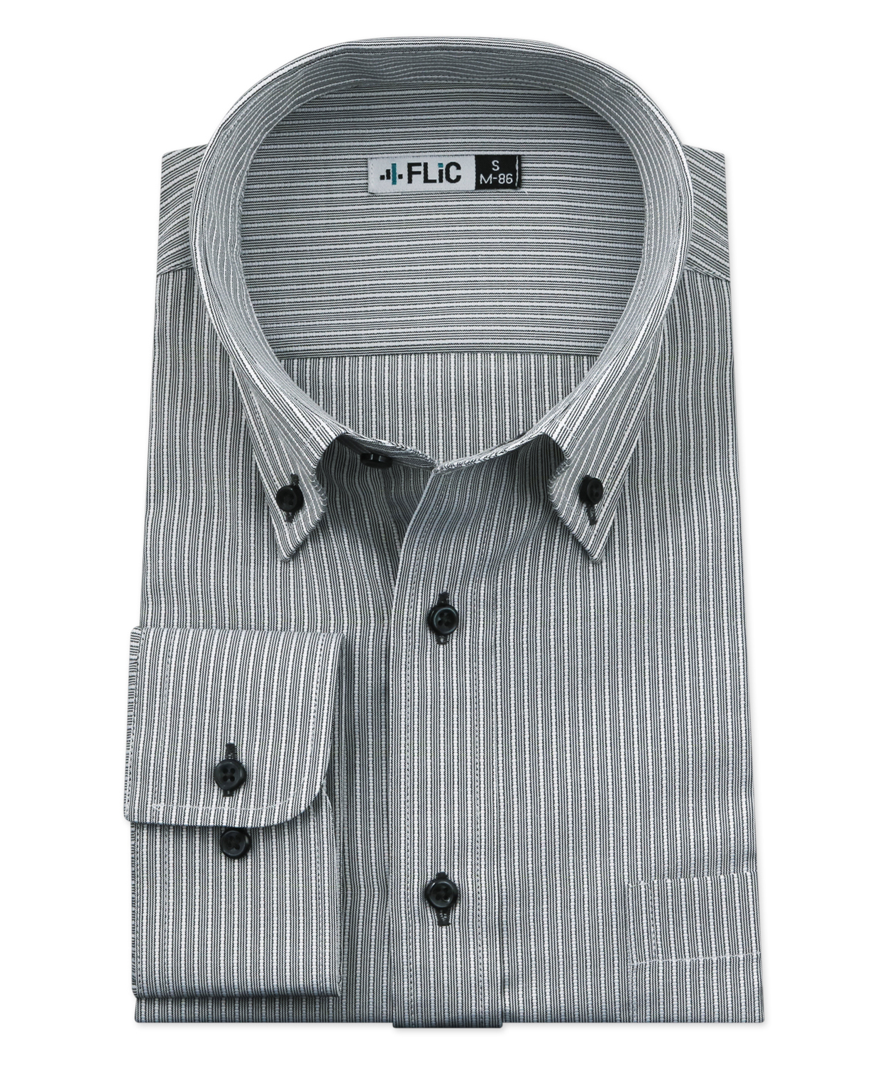 ワイシャツ メンズ ボタンダウン 長袖 形態安定 シャツ ドレスシャツ ビジネス ノーマル スリム yシャツ カッターシャツ 定番 ストライプ ドビー  織柄 お(503079238) | フリック(FLiC) - MAGASEEK