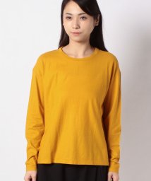 BENETTON (women)(ベネトン（レディース）)/ルーズフィットロングTシャツ・カットソー/マスタード