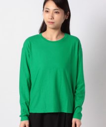 BENETTON (women)(ベネトン（レディース）)/ルーズフィットロングTシャツ・カットソー/グリーン