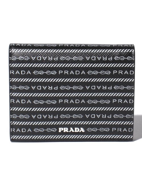 PRADA(プラダ)/二つ折り財布/ブラック