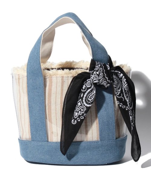 セール 70 Off カシュカシュ Cachecache バンダナ付きビニールトートバッグ カシュカシュ Cache Cache Magaseek