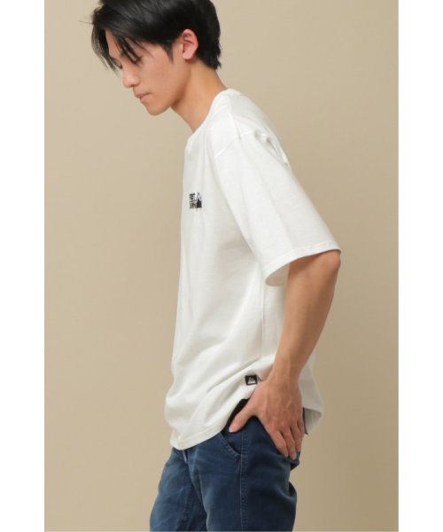 ikka(イッカ)/FIRST DOWN ワンポイント刺繍Tシャツ/オフホワイト