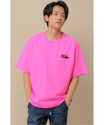 ikka(イッカ)/FIRST DOWN ワンポイント刺繍Tシャツ/ピンク