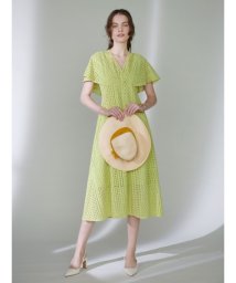 CELFORDワンピ andGIRL5月号愛甲千笑美さん着用コットンエンブロイ  