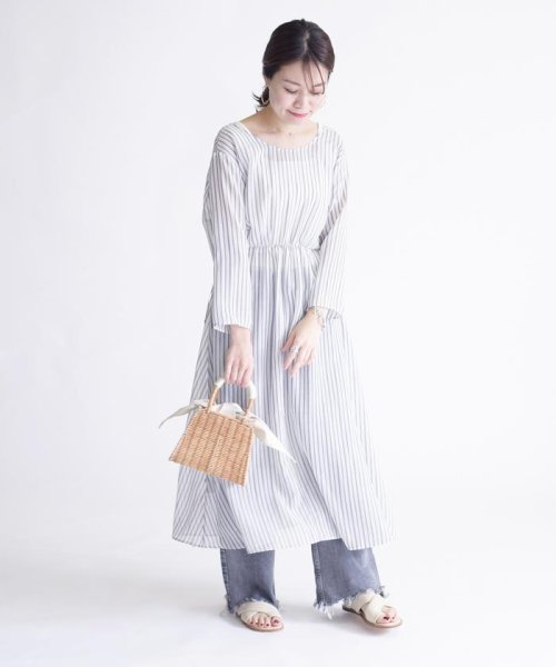 セール ストライプカシュクール2wayワンピース シップス ウィメン Ships Women Magaseek
