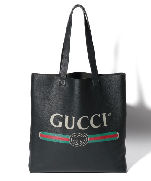 GUCCI(グッチ)/【GUCCI】Gucci Printed Tote Bag/Black