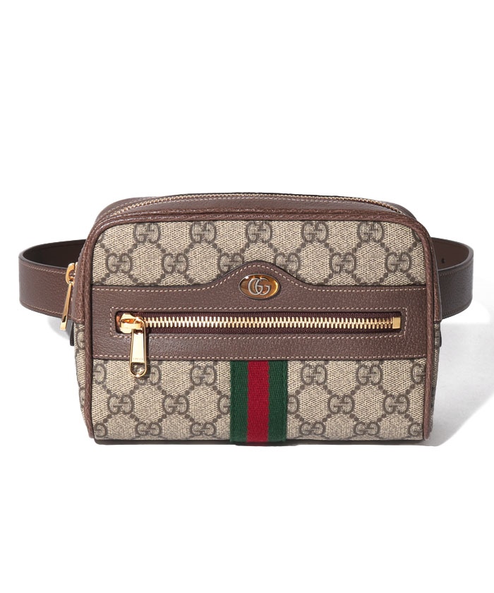 ophidia gg supreme small canvas belt bag