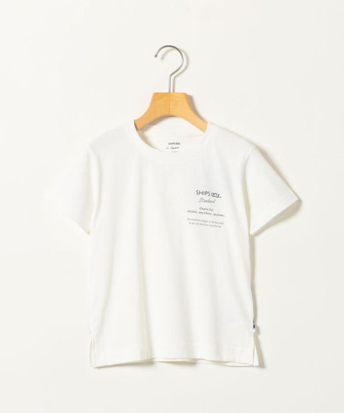 SHIPS any WOMEN(シップス　エニィ　ウィメン)/SHIPS any: STANDARD プリント Tシャツ ＜KIDS＞/ホワイト