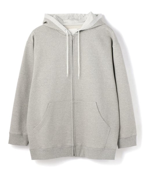 GARDEN(ガーデン)/whowhat/フーワット/contrast hoodie/コントラストフーディー/GREY