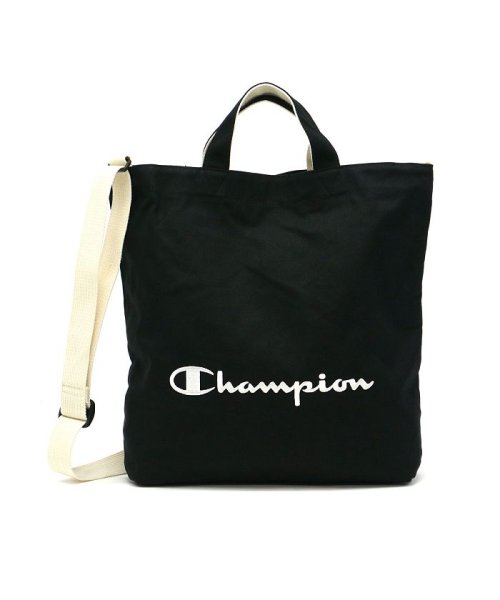 CHAMPION(チャンピオン)/チャンピオン トートバッグ Champion ヒューイ 2WAY ショルダーバッグ 斜めがけバッグ サブバッグ A4 キャンバス 57766/ブラック