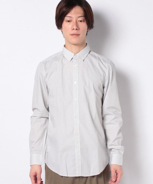 BENETTON (mens)(ベネトン（メンズ）)/総柄シャツ/グリーン