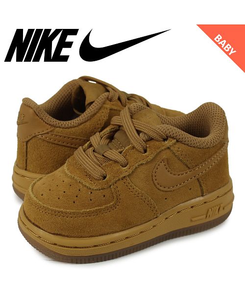 NIKE AIR FORCE 1 LV8 3 TD ナイキ エアフォース1 スニーカー キッズ ベビー ウィート ブラウン BQ5487－700