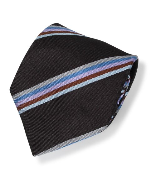 ポールスミス Paul Smith ネクタイ メンズ イタリア製 シルク ビジネス 結婚式 ブラック ネイビー 黒 ポールスミス Paulsmith Magaseek