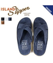 ISLAND SLIPPER(アイランドスリッパ)/アイランドスリッパ ISLAND SLIPPER サンダル メンズ レディース レザー スエード SLIDE PB223 PT223/ネイビー