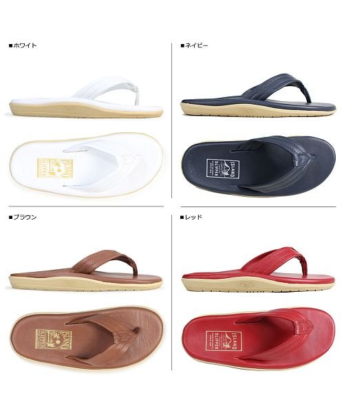 ISLAND SLIPPER(アイランドスリッパ)/アイランドスリッパ ISLAND SLIPPER クラシック サンダル トングサンダル メンズ レディース レザー THONG CLASSIC PT202/ネイビー