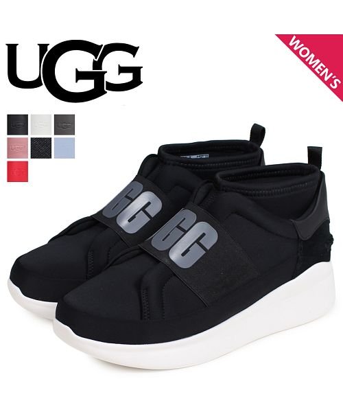 クーポン開催中 Ugg アグ スニーカー スリッポン ニュートラ レディース Womens Neutra Sneaker ブラック オフ ホワイト グレー ピンク ブルー レッ アグ Ugg Magaseek