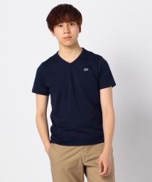 NOLLEY’S goodman(ノーリーズグッドマン)/【LACOSTE/ラコステ】Vネック TEE (TH632EM)/ネイビー