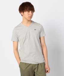 NOLLEY’S goodman(ノーリーズグッドマン)/【LACOSTE/ラコステ】Vネック TEE (TH632EM)/ミディアムグレー