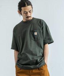 Rocky Monroe(ロッキーモンロー)/CARHARTT カーハート Tシャツ メンズ レディース K87 ポケTee 半袖 無地 ポケット ワークウェア ルーズシルエット ビッグサイズ クルーネック/その他系3