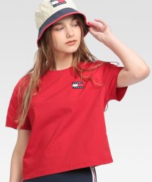 TOMMY JEANS(トミージーンズ)/オーバーサイズTシャツ /レッド