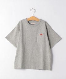 green label relaxing （Kids）(グリーンレーベルリラクシング（キッズ）)/【ジュニア】〔WEB限定〕LEE（リー）ポケットTシャツ/MDGRAY