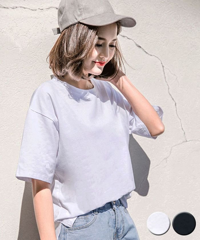 セール 定番tシャツ レディース 半袖 ゆったり 大きいサイズ 無地 7分袖 シンプル カジュアル 通学 セイヘイショップ Seiheishop Magaseek セール 定番tシャツ レディース 半袖 ゆったり 大きいサイズ 無地 7分袖 シンプル カジュアル 通学 セイヘイショップ Seiheishop Magaseek
