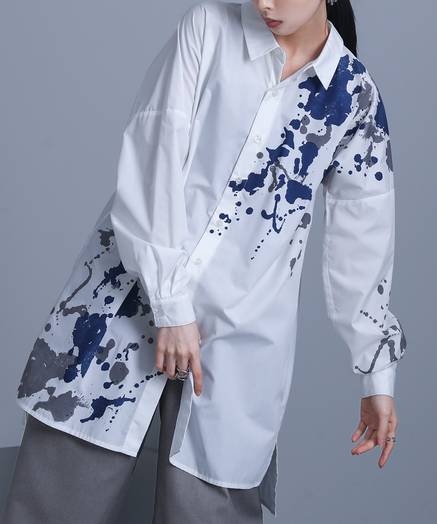 スプラッシュペイントシャツ オシャレウォーカー Osharewalker Magaseek